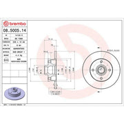 Brembo Front & Rear Brake Discs & Pads fits Seat Toledo 1991-1999 1.9 2.0