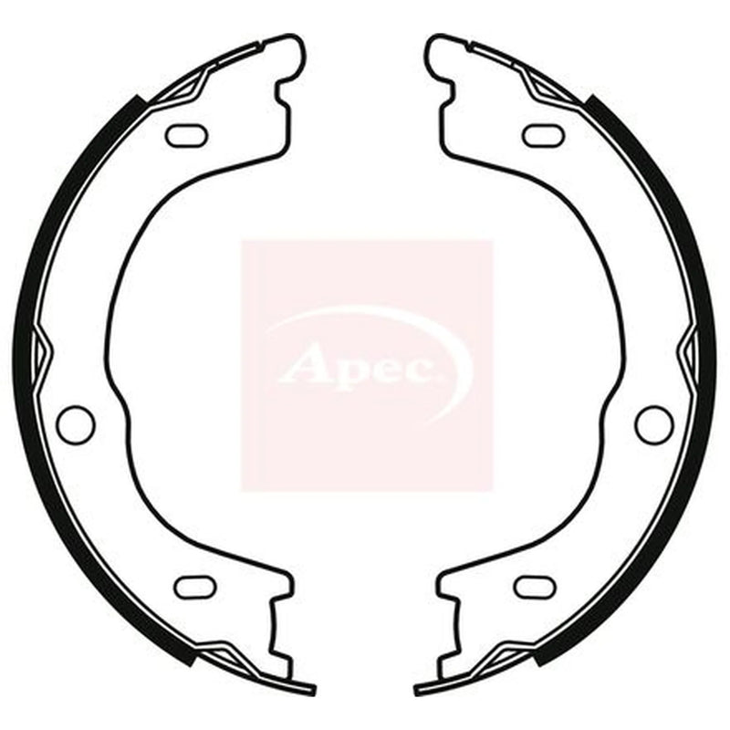 Apec Parking Brake Shoe Set SHU824