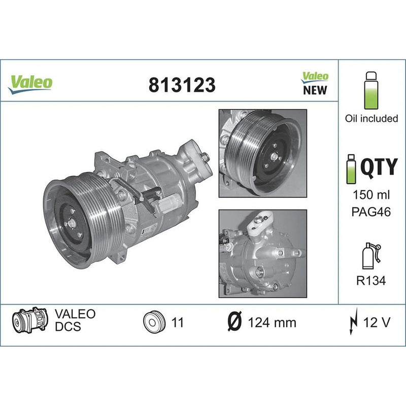 Valeo Air Conditioning Compressor 813123