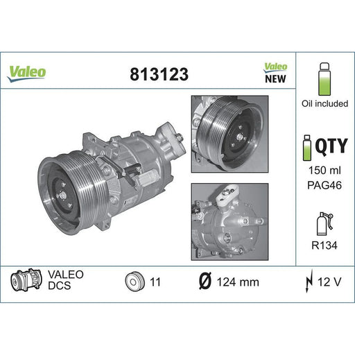 Valeo Air Conditioning Compressor 813123