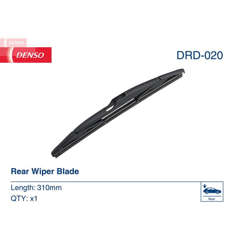 Denso Rear Wiper Blades fits Hyundai Grand Santa Fé 2013-2018 2.2 3.0 3.3