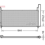 Denso Air Conditioning Condenser DCN50116