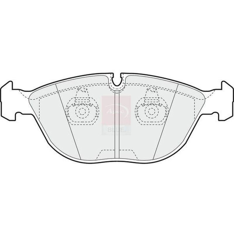Apec Front Brake Pad Set fits Audi A4 B5 2000-2001
