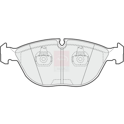 Apec Front Brake Pad Set fits Audi A4 B5 2000-2001