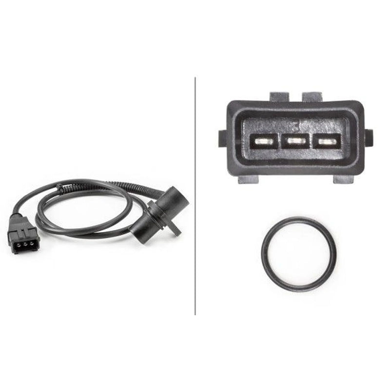 Hella Crankshaft Position Sensor fits Opel Omega B 1994-1999 2.0