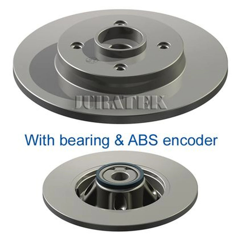 Juratek Front Vented & Rear Vented Brake Discs & Pads fits DS DS 5 2015-2018 1.6