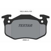 Textar Front Brake Pad Set 2063402