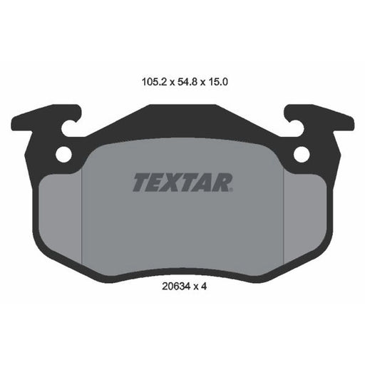 Textar Front Brake Pad Set 2063402