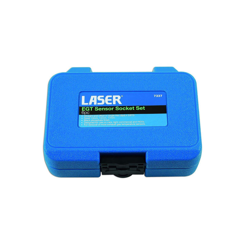 Laser EGT Sensor Socket Set 3/8"D 6pc 7337 Laser - Dynamic Drive