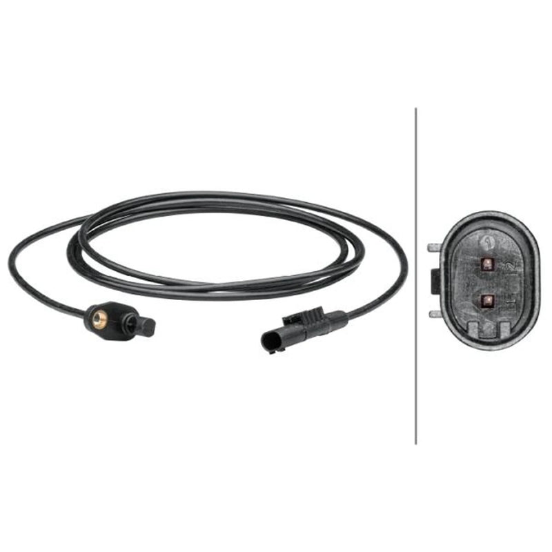 Hella ABS Wheel Speed Sensor Rear fits Mercedes-Benz Sprinter 3,5-T 2006-2018