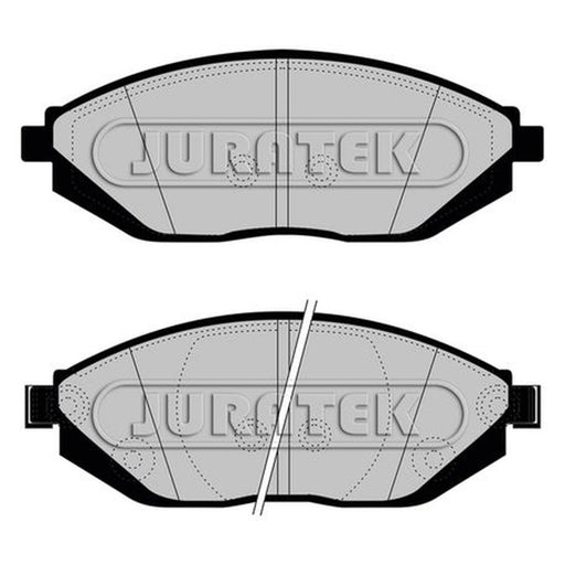 Juratek Front Brake Vented Discs & Pads fits Chevrolet Spark 2010 on 1.0 1.2