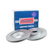 Borg & Beck Front & Rear Brake Discs & Pads fits Hyundai Ioniq 2016-2022 1.6