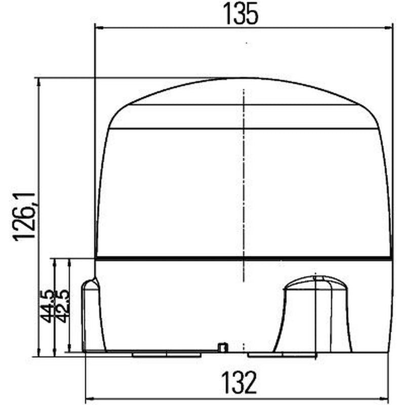 Hella Rotating Beacon Wide High