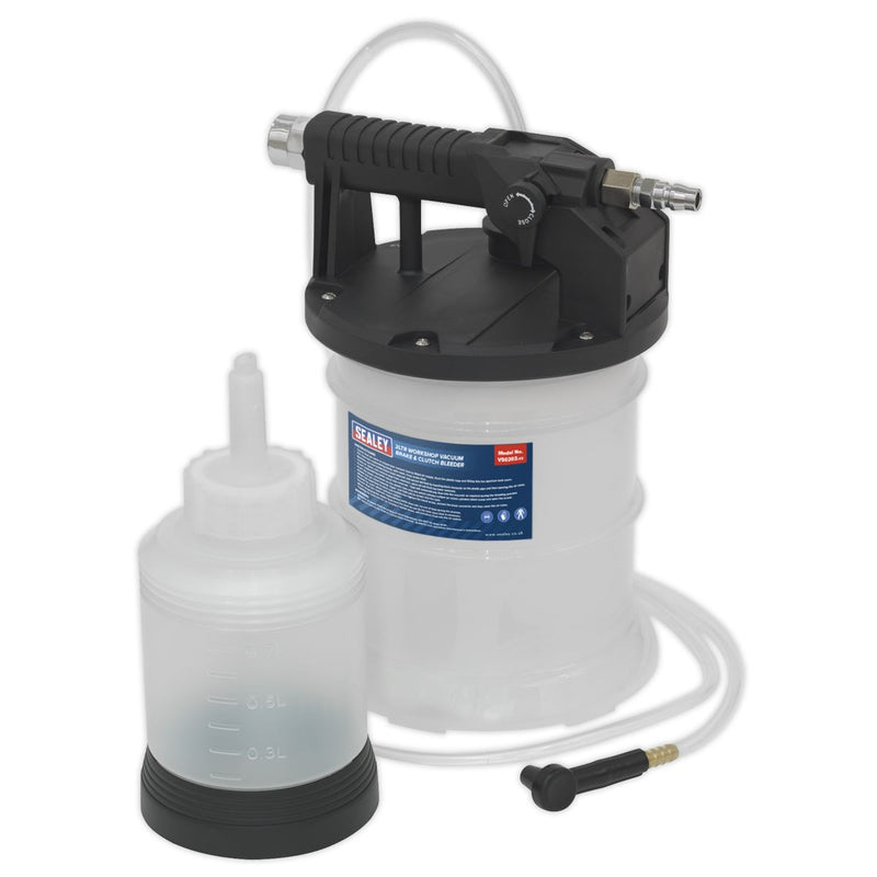 Sealey Workshop Vacuum Brake & Clutch Bleeder 2L VS0203 Sealey - Dynamic Drive
