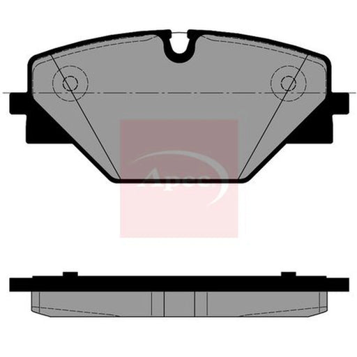 Apec Rear Brake Pad Set PAD2617