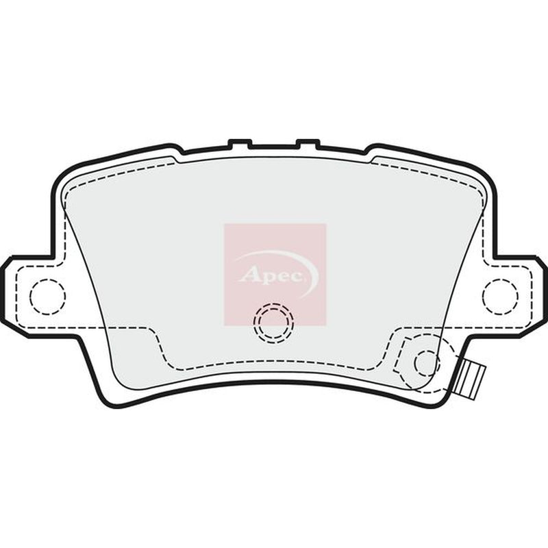 Apec Front & Rear Pads fits Honda Civic VIII 2005-2012 1.4 1.8 2.2