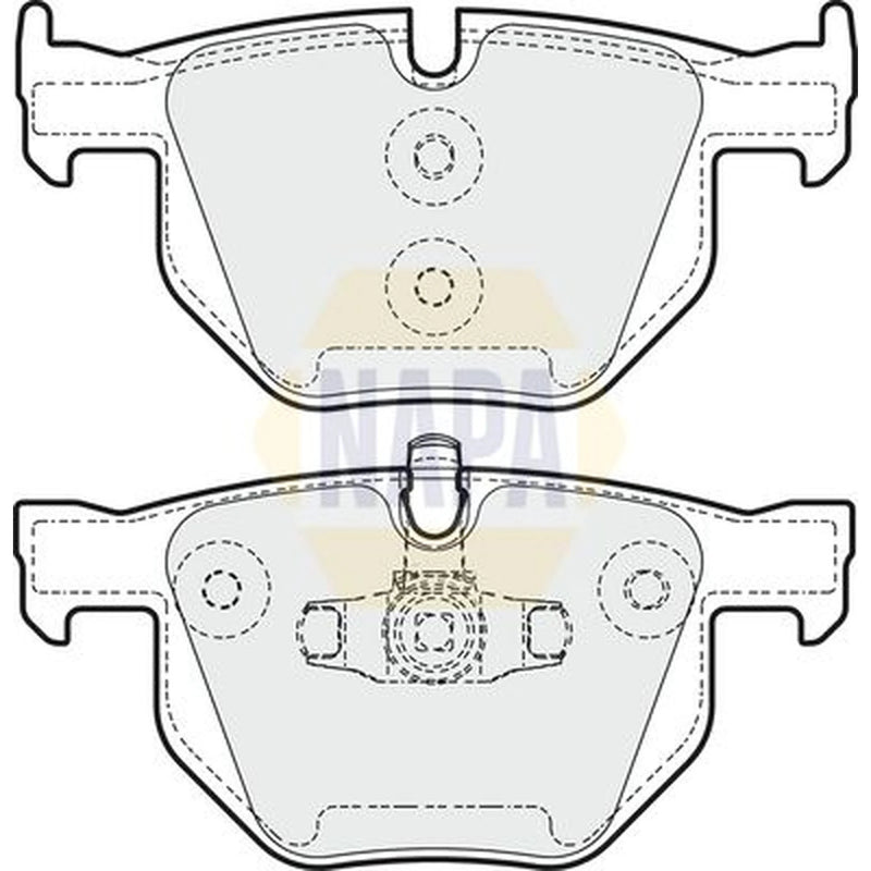 NAPA Rear Brake Pad Set NBP1108