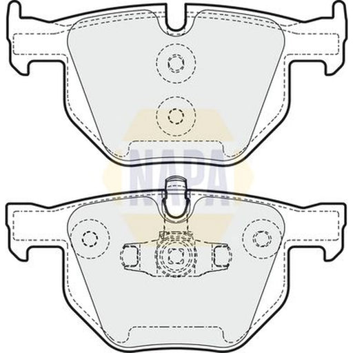 NAPA Rear Brake Pad Set NBP1108