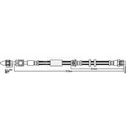Borg & Beck Brake Hydraulic Hose Line Front Right BBH7960