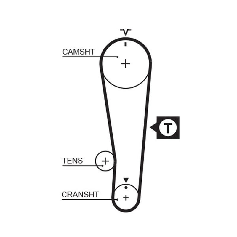 Gates Timing Belt Cambelt 97 Teeth fits Suzuki Swift 1989-2005 1.0