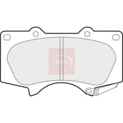 Apec Front Brake Pad Set fits Mitsubishi Pajero/Shogun IV 2006-2007 3.2 3.8