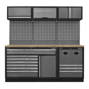 Sealey Modular Storage System Combo Pressed Wood Worktop APMSSTACK14W Sealey - Dynamic Drive