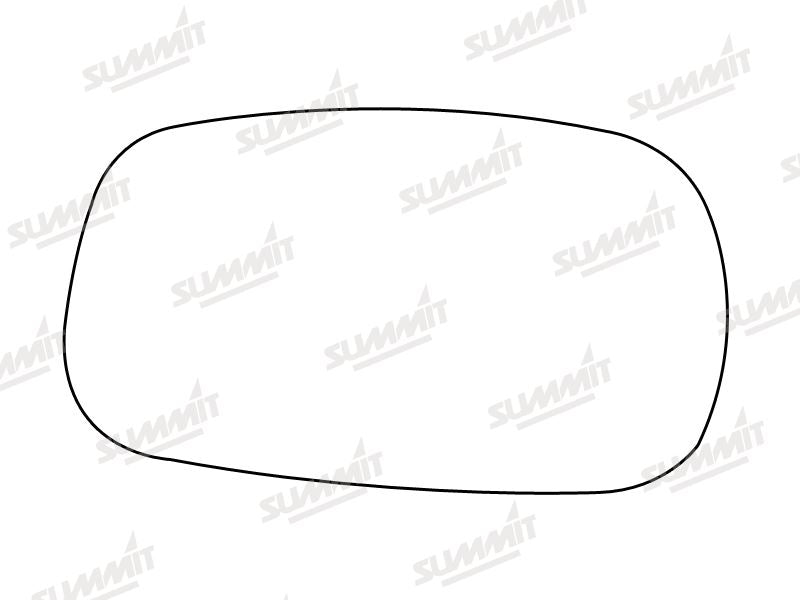 Summit Stick-On Standard Mirror Glass fits Nissan Micra RHS Summit - Bars 4 Cars