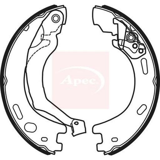 Apec Parking Brake Shoe Set SHU724