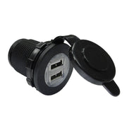 W4 Compact Double Usb Charging Socket 00161 W4 - Dynamic Drive