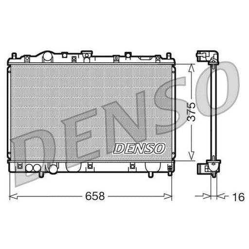 Denso Engine Radiator fits Mitsubishi Colt 1996-2003