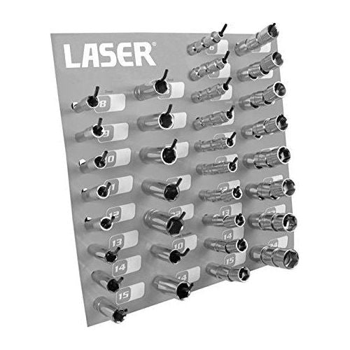 Laser Complete Socket Rack 3/8"D 1161 Laser - Dynamic Drive