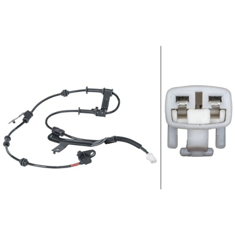 Hella ABS Wheel Speed Sensor Front Right fits Hyundai IX20 2010-2019 1.4 1.6