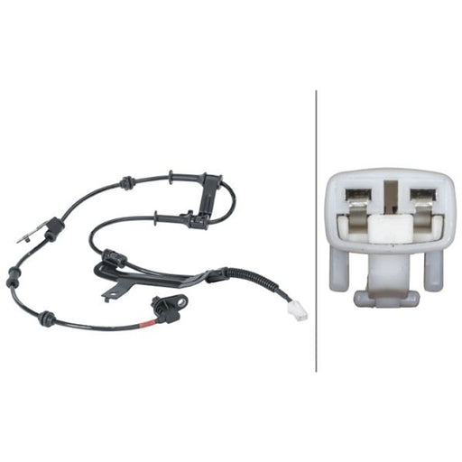 Hella ABS Wheel Speed Sensor Front Right fits Hyundai IX20 2010-2019 1.4 1.6