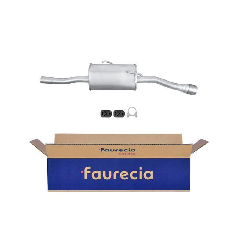 Hella End Silencer Rear fits Peugeot 206+ 2009-2013 1.4