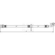 Apec Brake Hydraulic Hose Line Front Left fits Honda Cr-V III 2006-2012 2.0 2.2