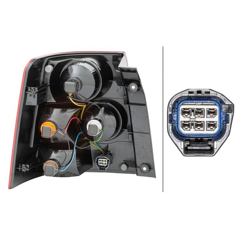Hella Tail Light / Lamp P21W Right fits Land Rover Range Rover Sport I 2005-2013