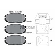 Textar Front Brake Pad Set 2239301