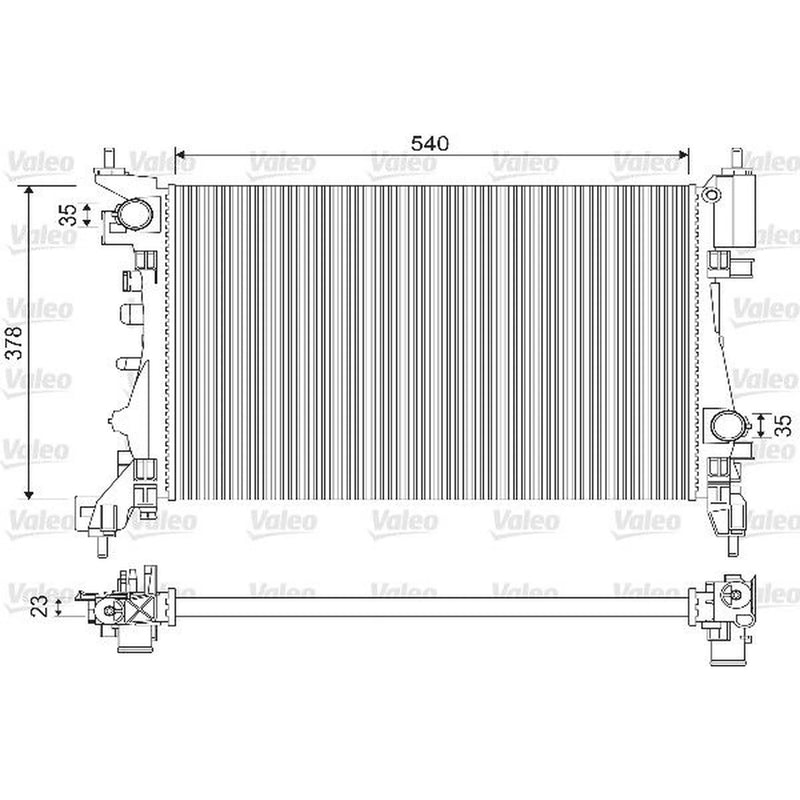 Valeo Engine Radiator 733114