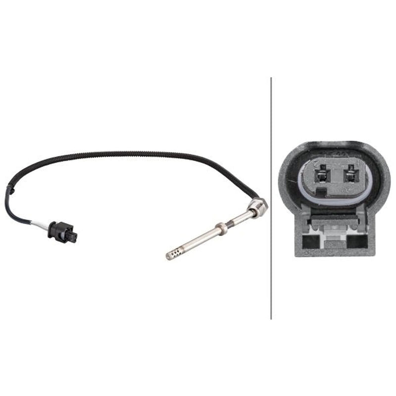 Hella Exhaust Gas Temperature Sensor before soot part fits Mercedes-Benz C-Class