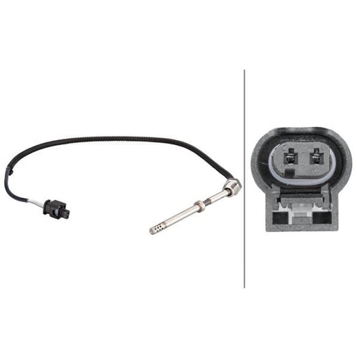 Hella Exhaust Gas Temperature Sensor before soot part fits Mercedes-Benz C-Class