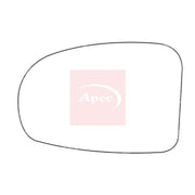 Apec Exterior Wing Mirror Glass Left fits Toyota Avensis 2008-2018