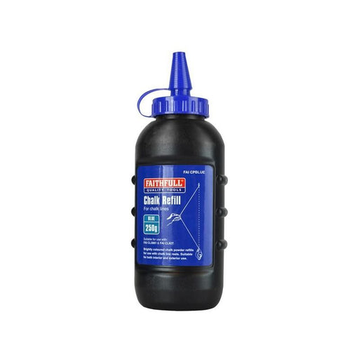 Faithfull Chalk Powder Blue 250g Faithfull - Dynamic Drive