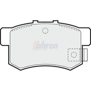 Fahren Front & Rear Brake Discs & Pads fits Honda Civic VII 2001-2005 2.0