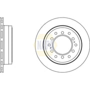 NAPA 2 x Vented Rear Brake Discs NBD5820-x2