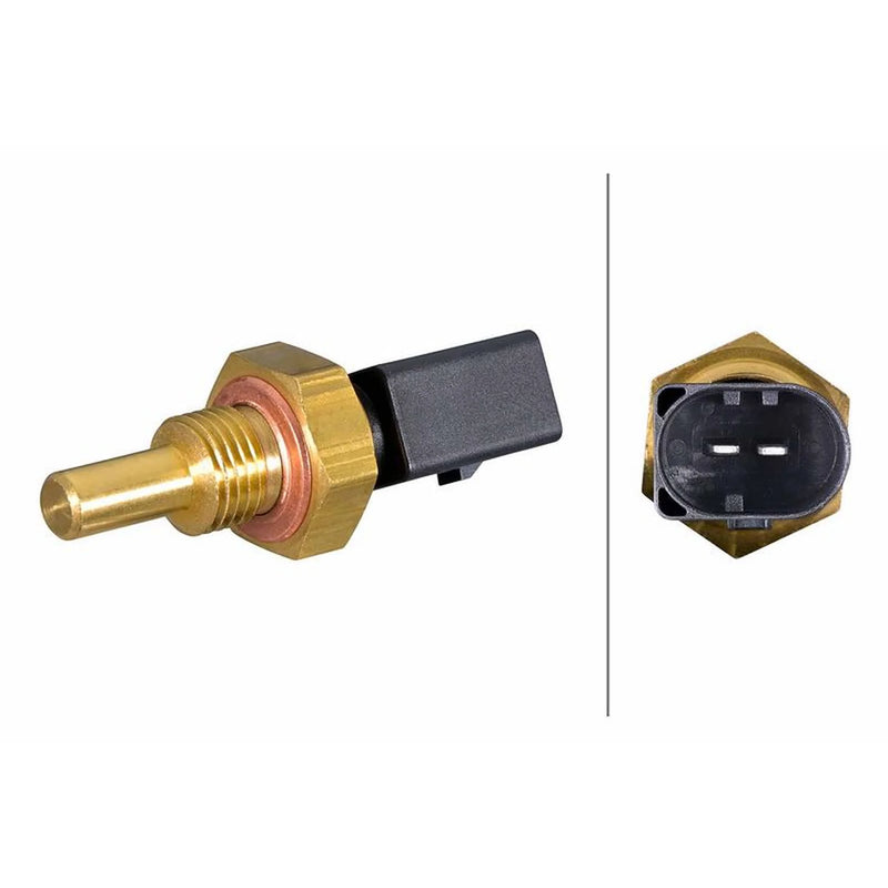 Hella Coolant Temperature Sensor fits Porsche 911 2000-2012 3.6 3.8 4.0