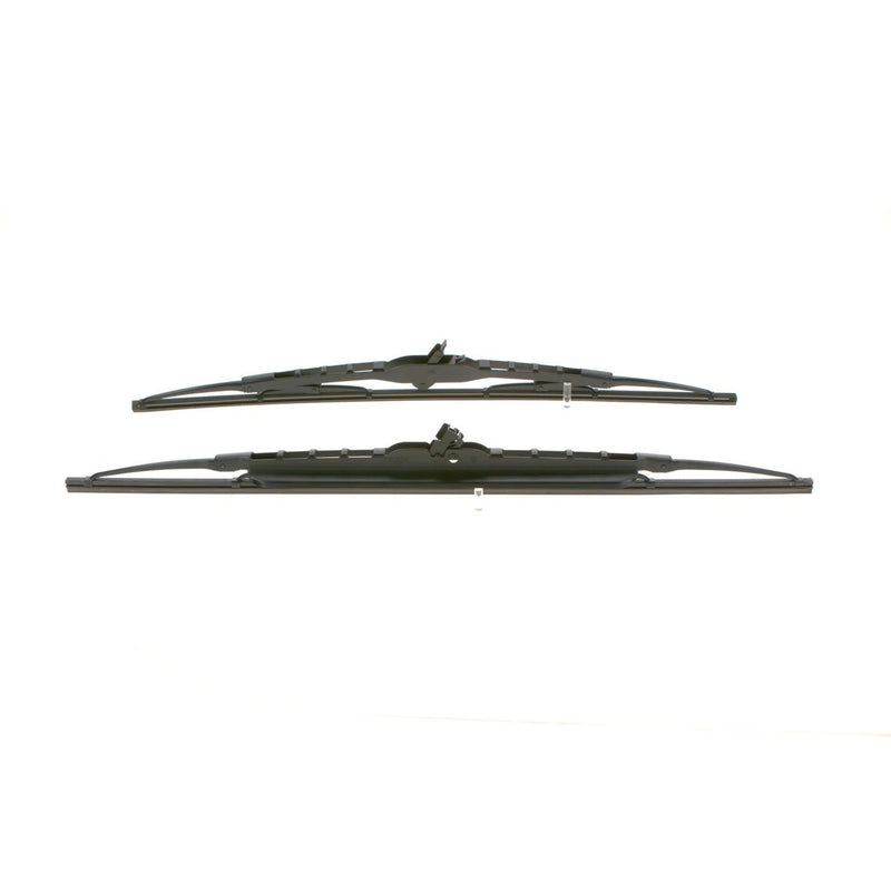 Bosch Front & Rear Super Plus Wiper Blade Set fits Fiat Stilo Multi 2003-2008