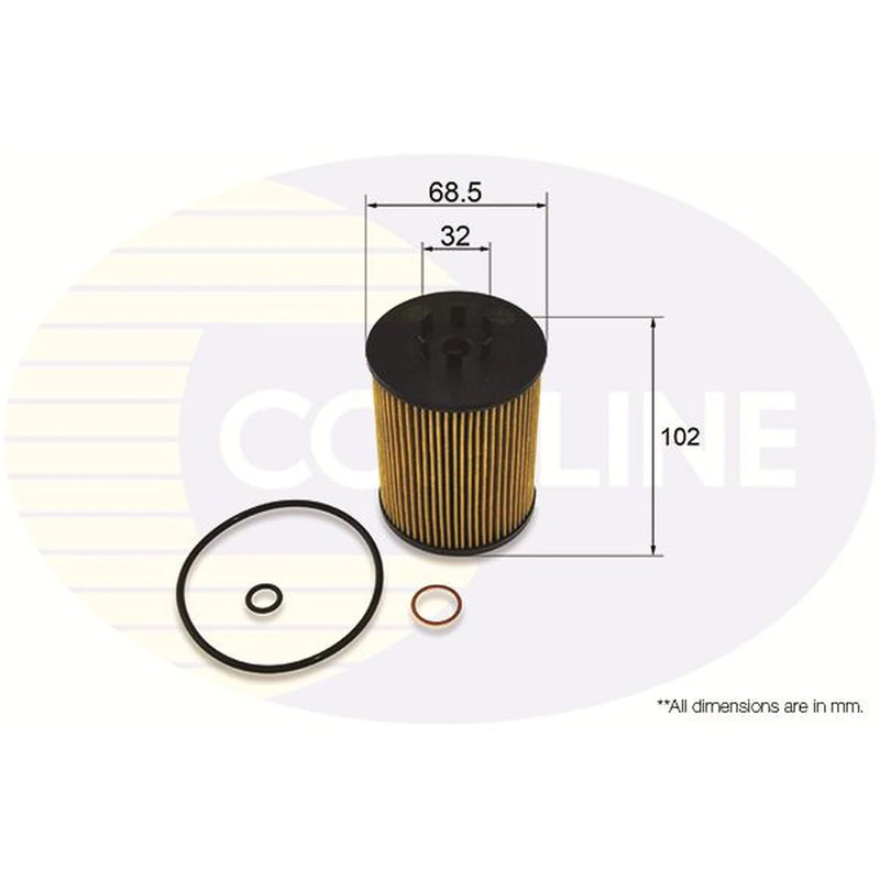 Comline Service Kit with Air, Oil & Cabin Filters fits BMW 6 2003-2005