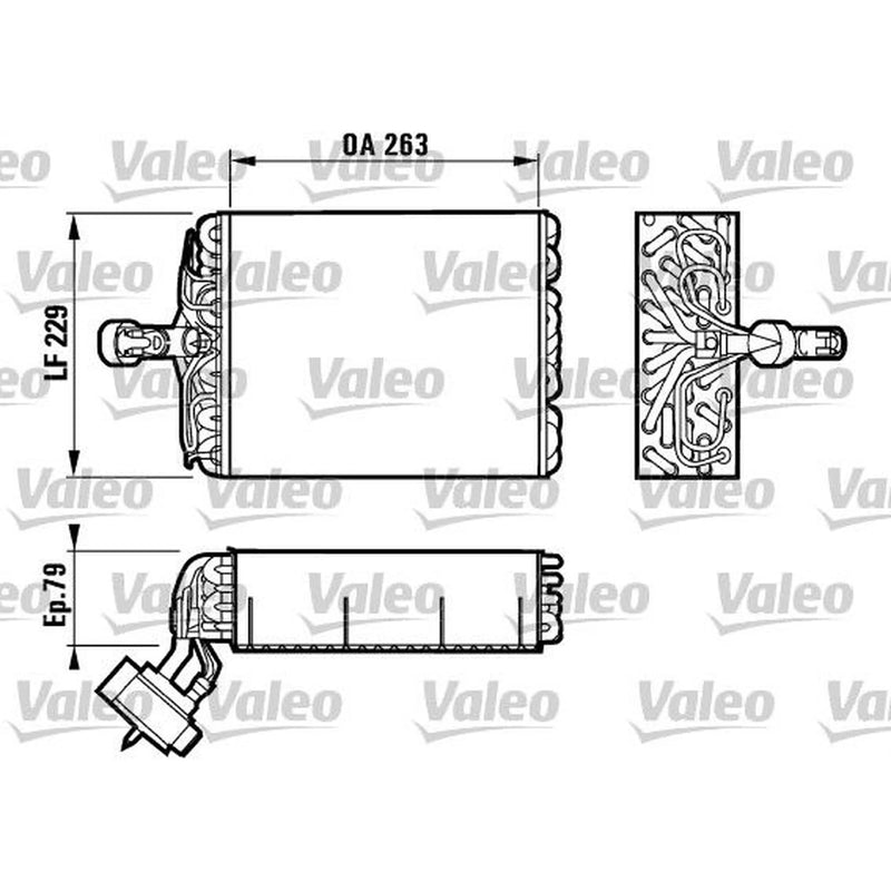 Valeo Air Conditioning Evaporator 817080
