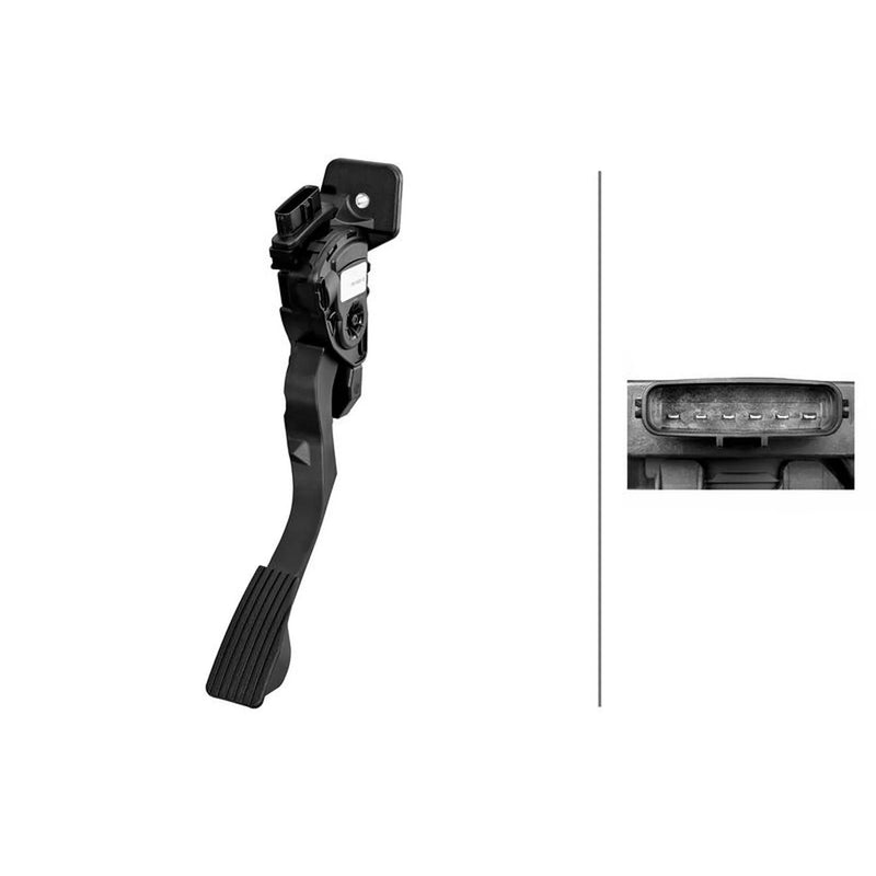 Hella Accelerator Pedal Position Sensor fits Mitsubishi Mirage 2020 on 1.2