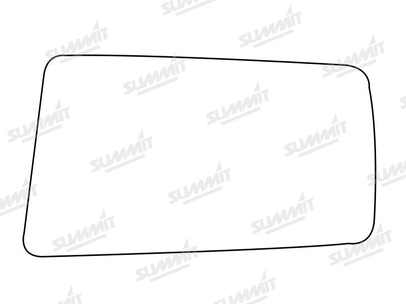 Summit Stick-On Standard Mirror Glass fits Daihatsu Charade LHS Summit - Bars 4 Cars